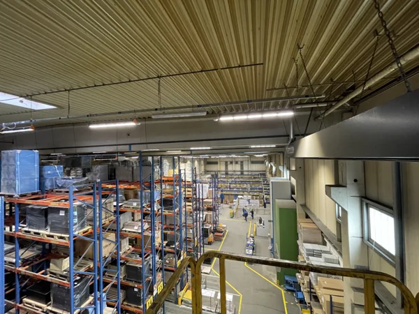 Produzent für Lager- und Büroartikel – Projektbild von TRiALED